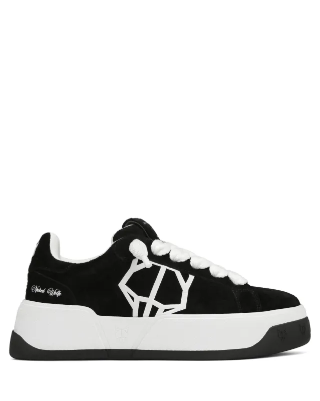 Kray Hairy Cow Suede Black/White sold by naked wolfe