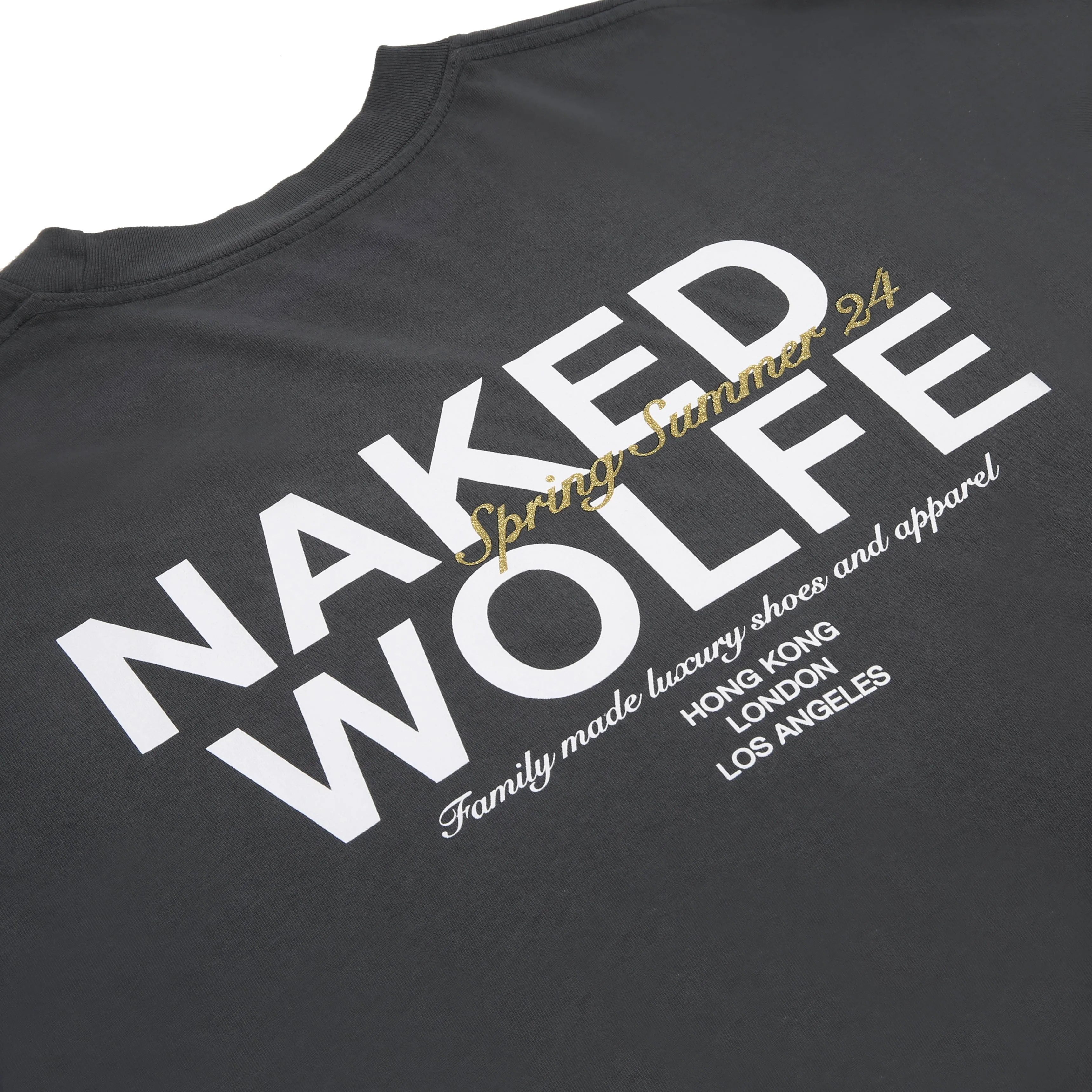 Classic T-Shirt Dark Grey sold by naked wolfe product image thumbnail 4
