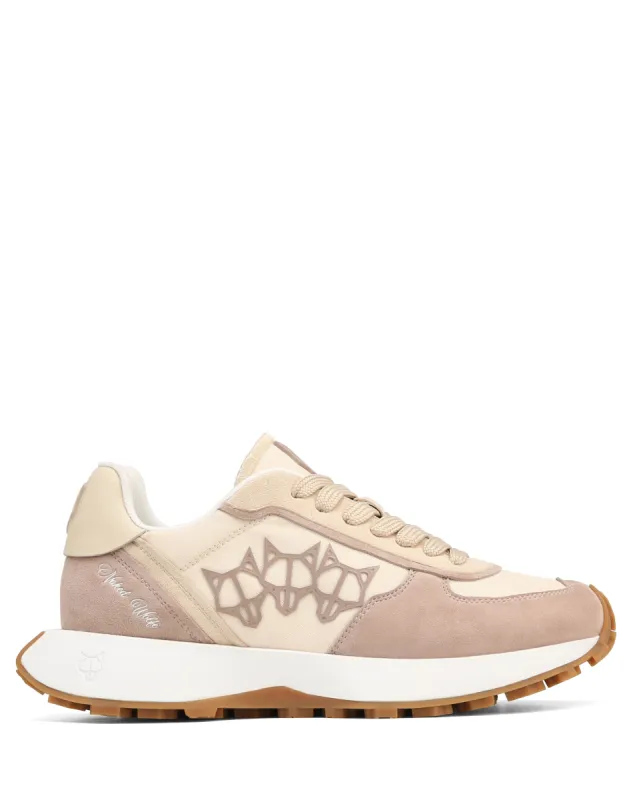 Prime Beige Nylon Suede sold by naked wolfe