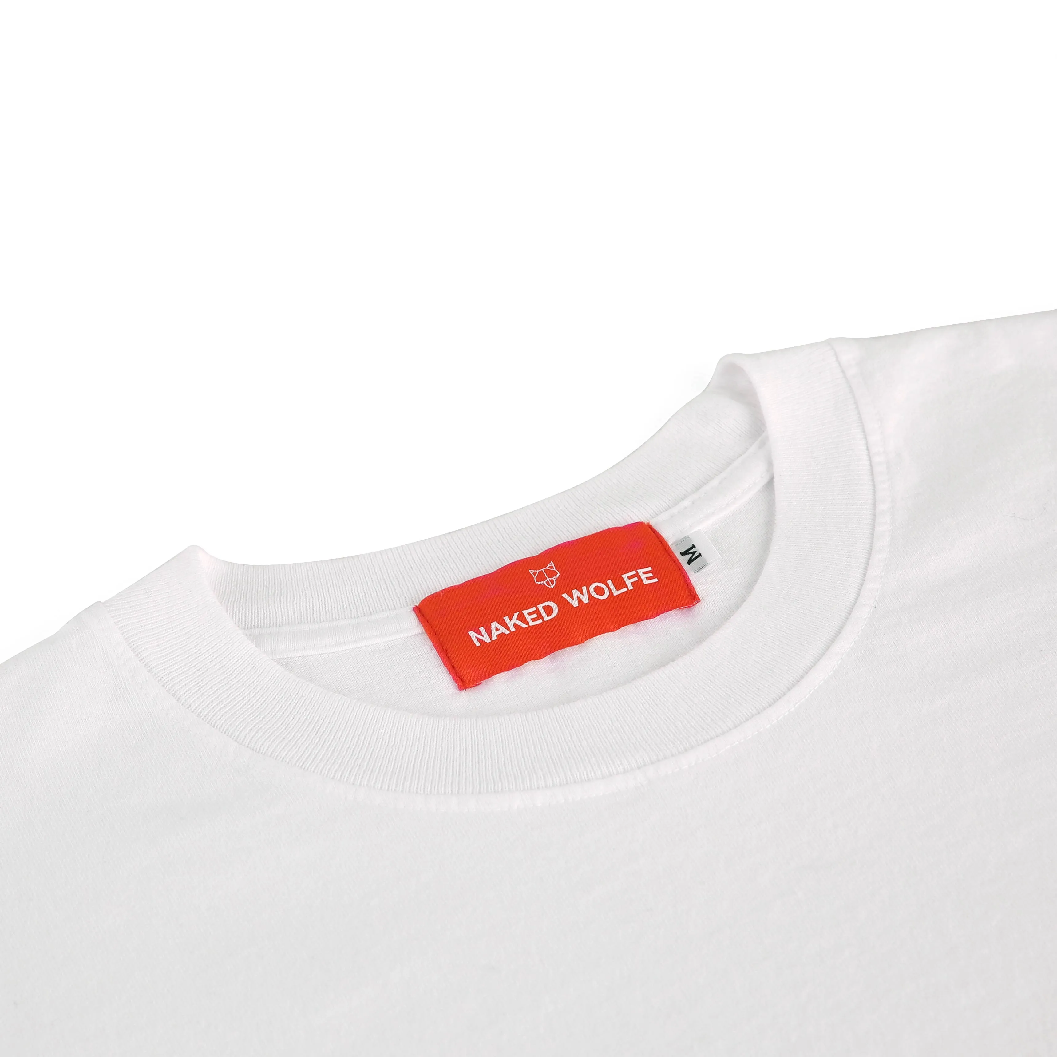 Wolfe T-Shirt White sold by naked wolfe product image thumbnail 3