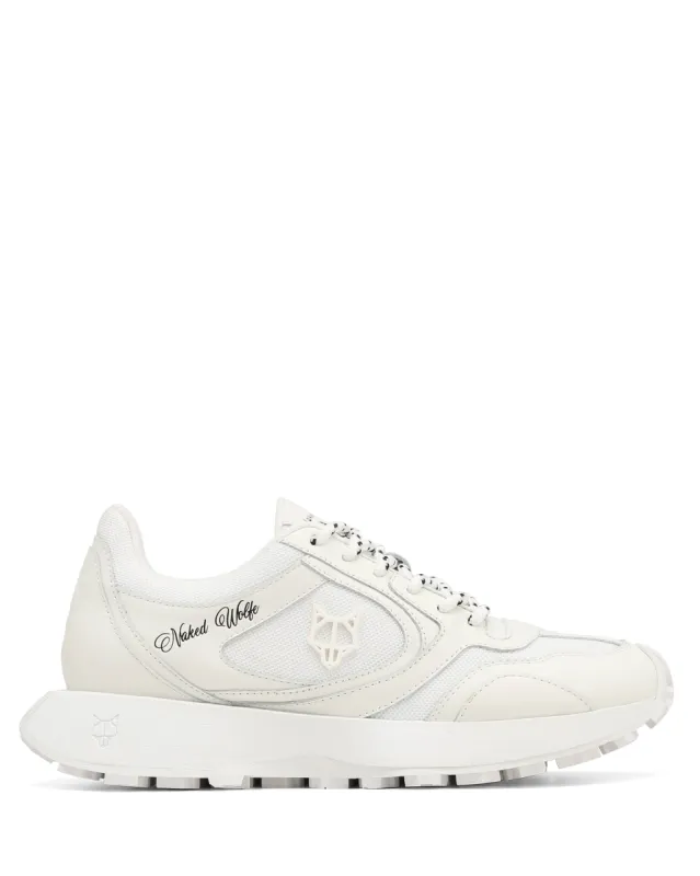 Season White Mesh and Leather Combo sold by naked wolfe