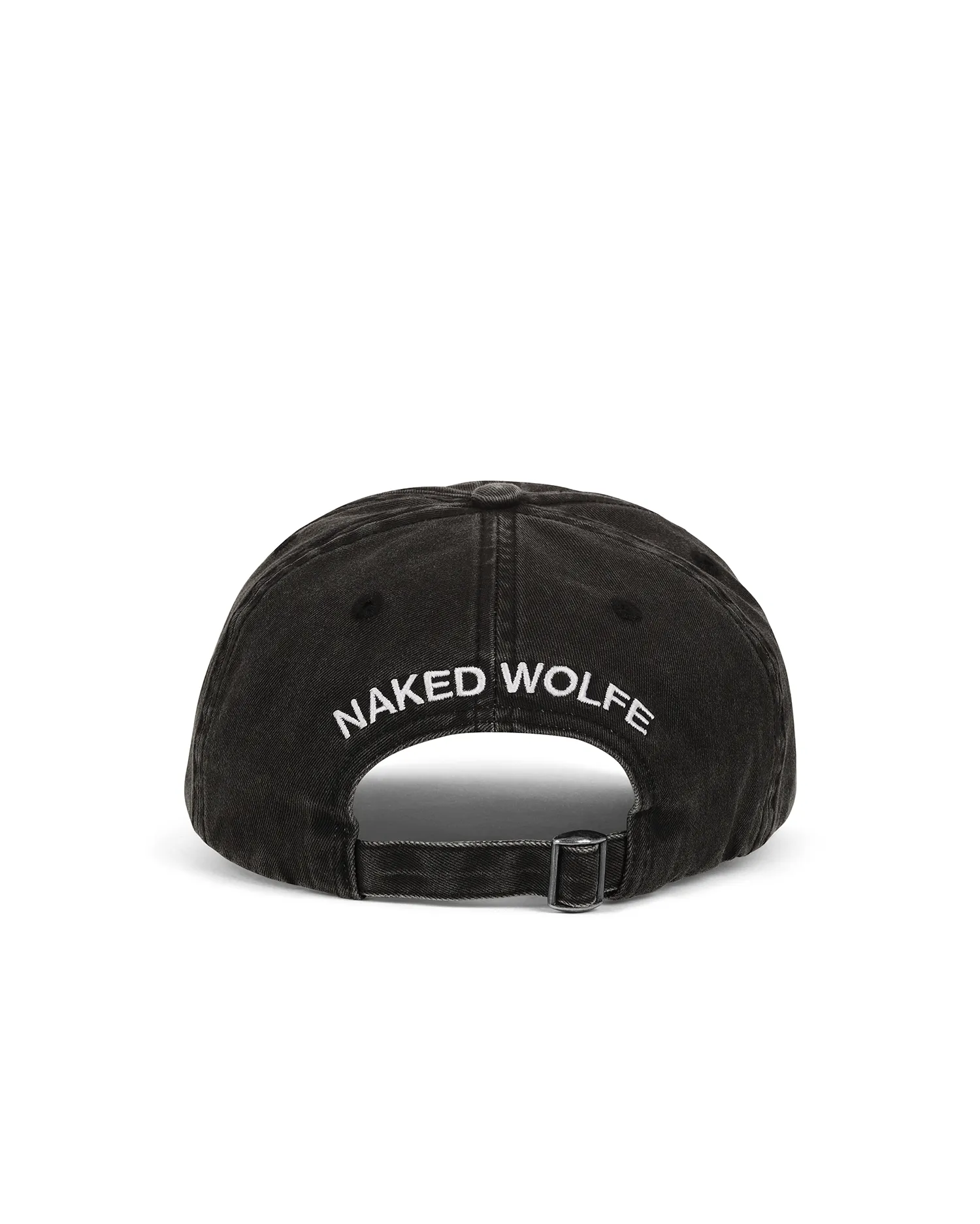Baseball Cap Washed Black sold by naked wolfe product image thumbnail 2