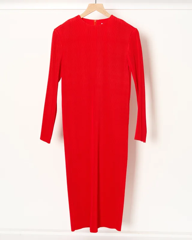 Plissé Midi Dress sold by French + Italian