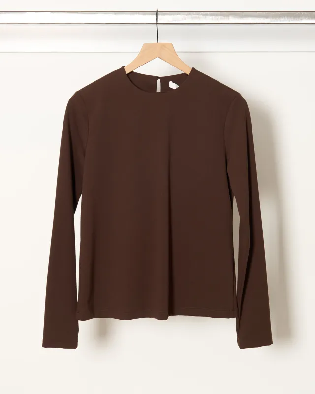 Slim Top Brown sold by French + Italian