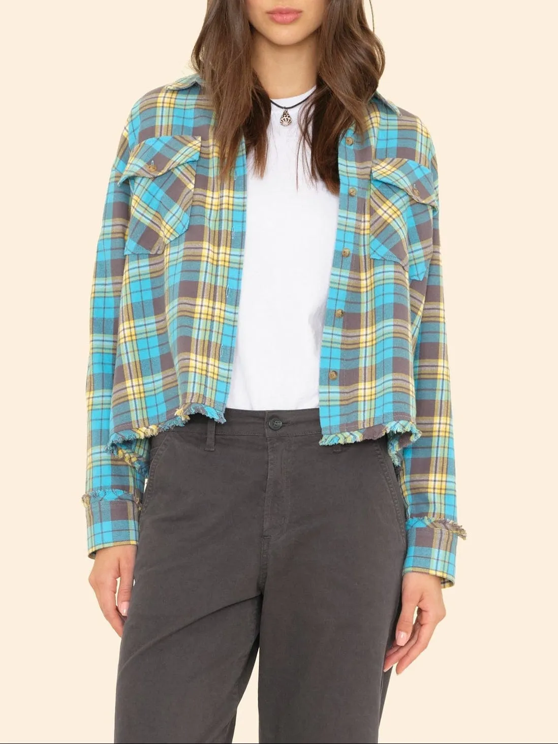 Ian Shirt TurqYellow sold by French + Italian product image thumbnail 3