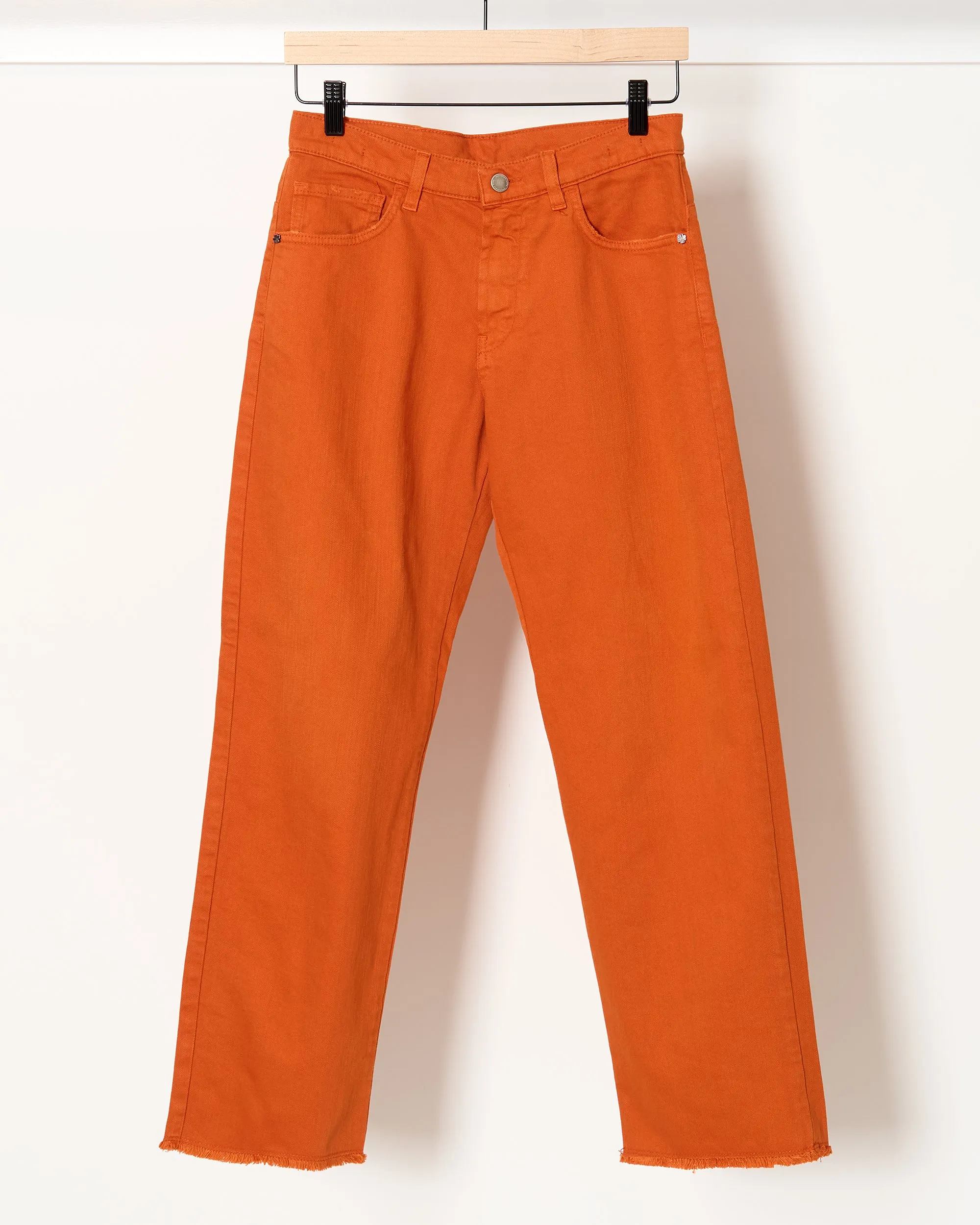 Alosa Cut Pants Orange sold by French + Italian