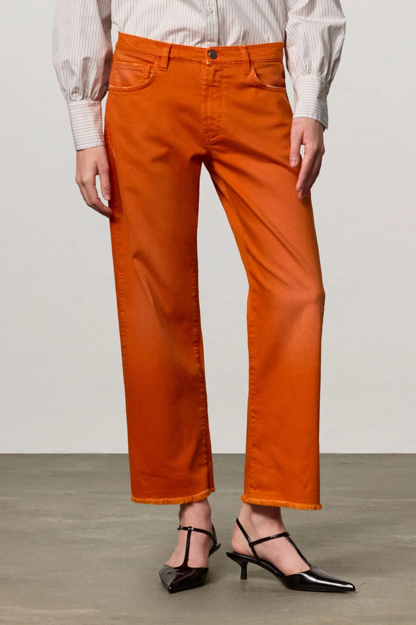 Alosa Cut Pants Orange sold by French + Italian product image thumbnail 2