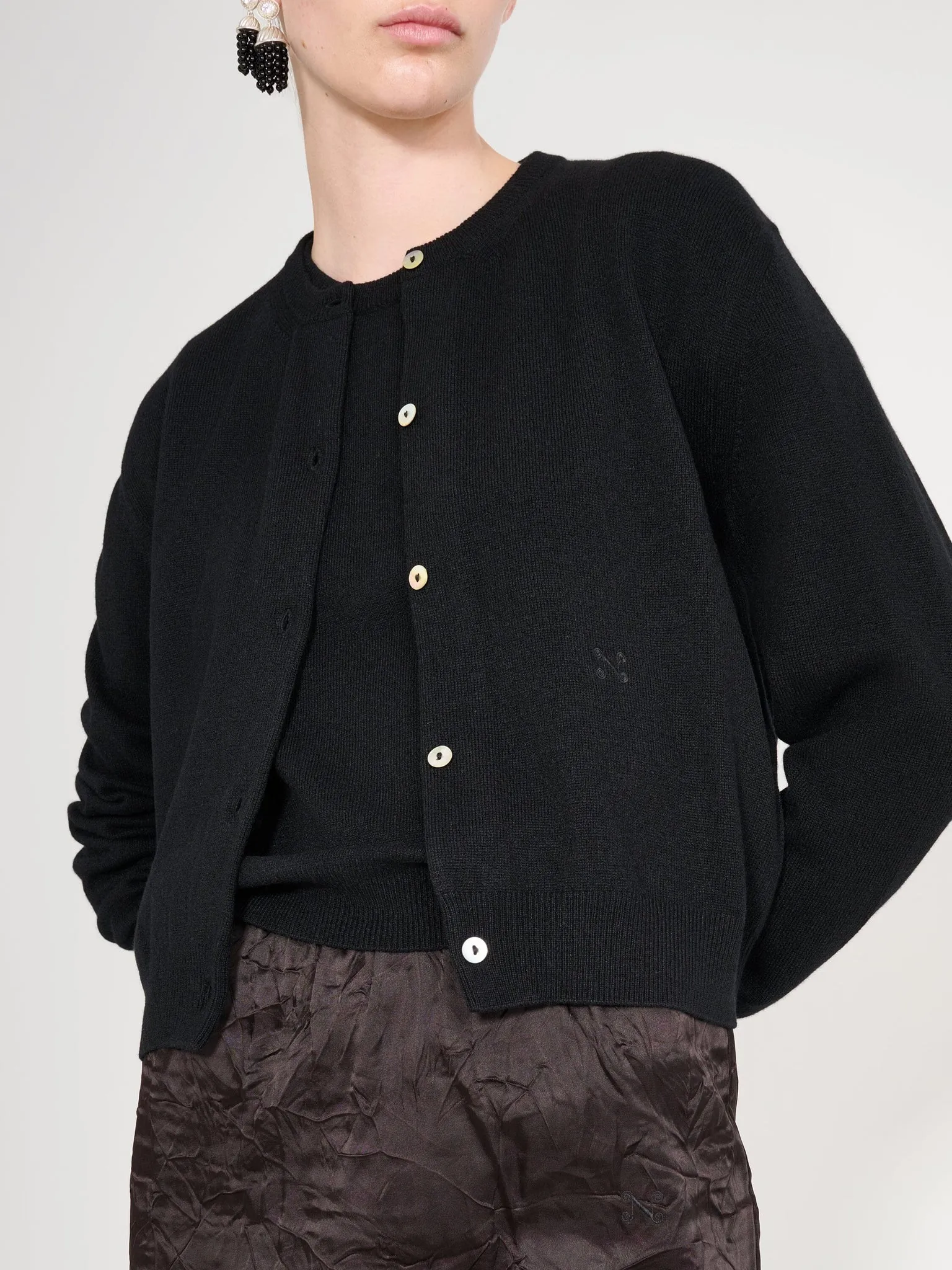 Sea Shell Cashmere Cardigan sold by French + Italian product image thumbnail 2