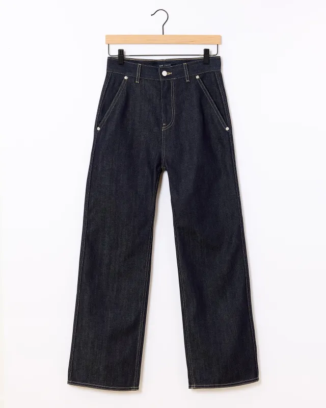 Palu Pants Raw Blue sold by French + Italian