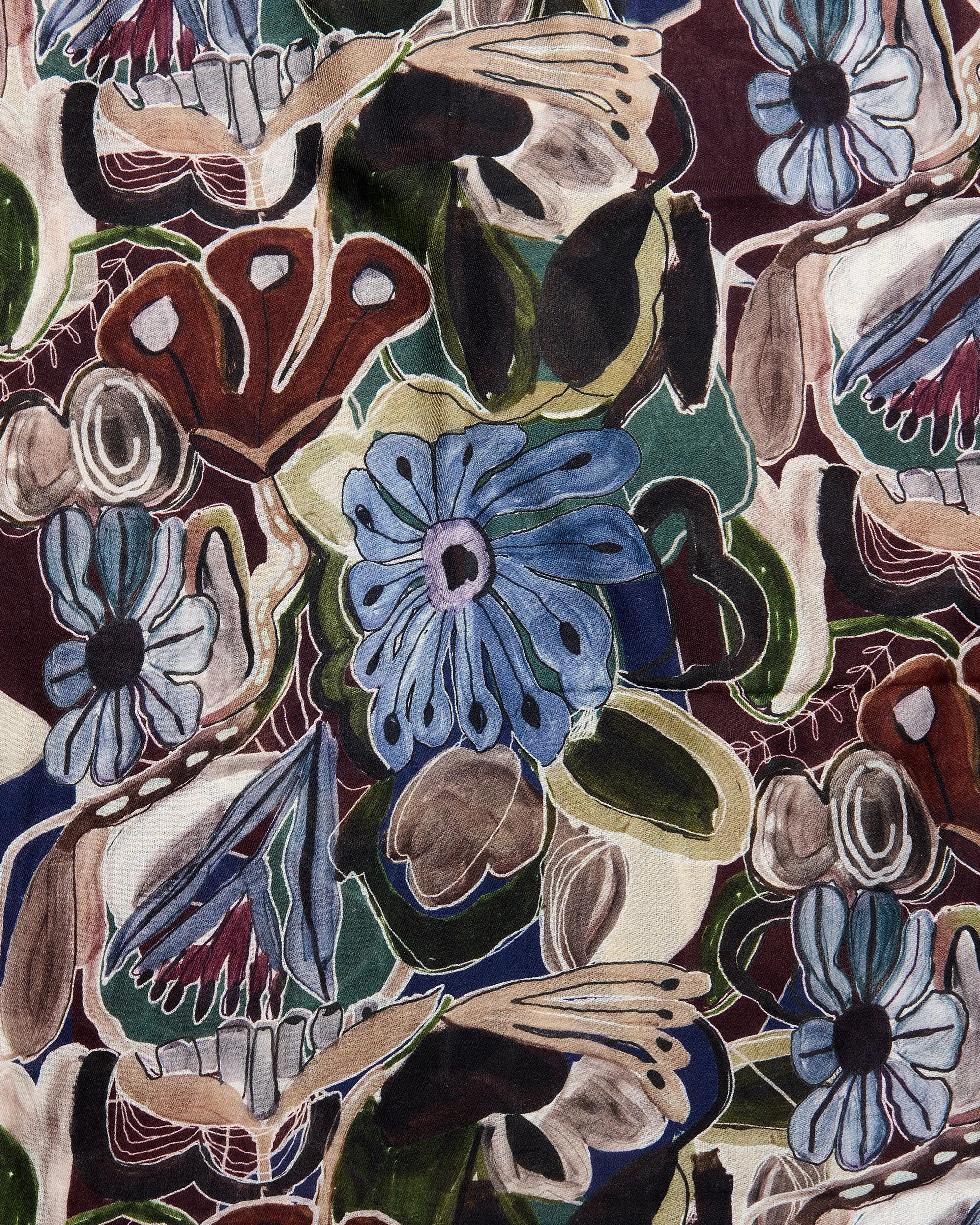 Long Scarf Browns sold by French + Italian product image thumbnail 4