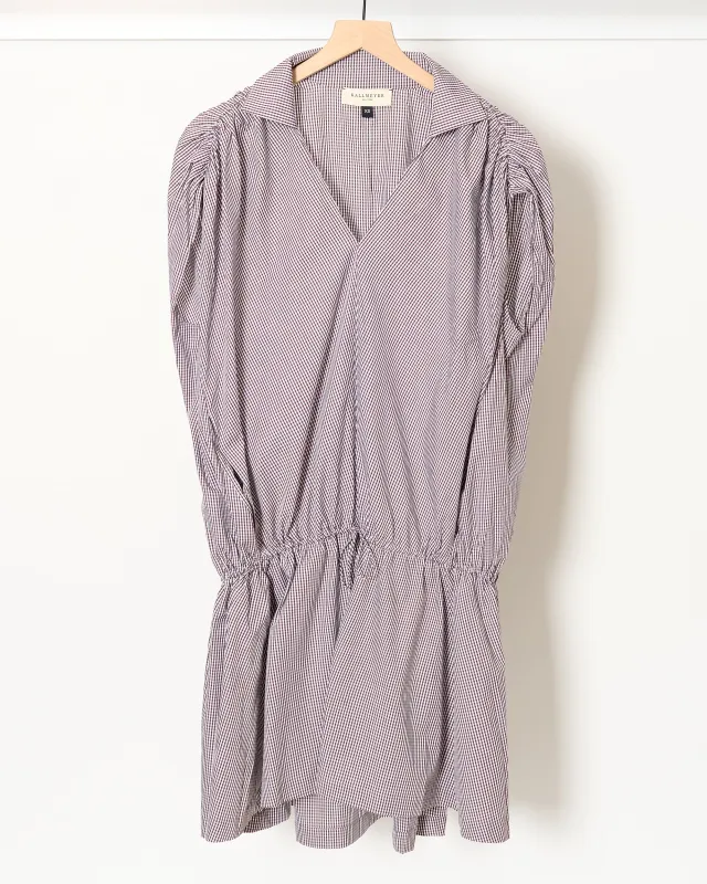 Cove Dress Choc Gingham sold by French + Italian