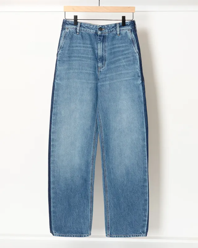 Column Leg Jeans Blue Tux sold by French + Italian