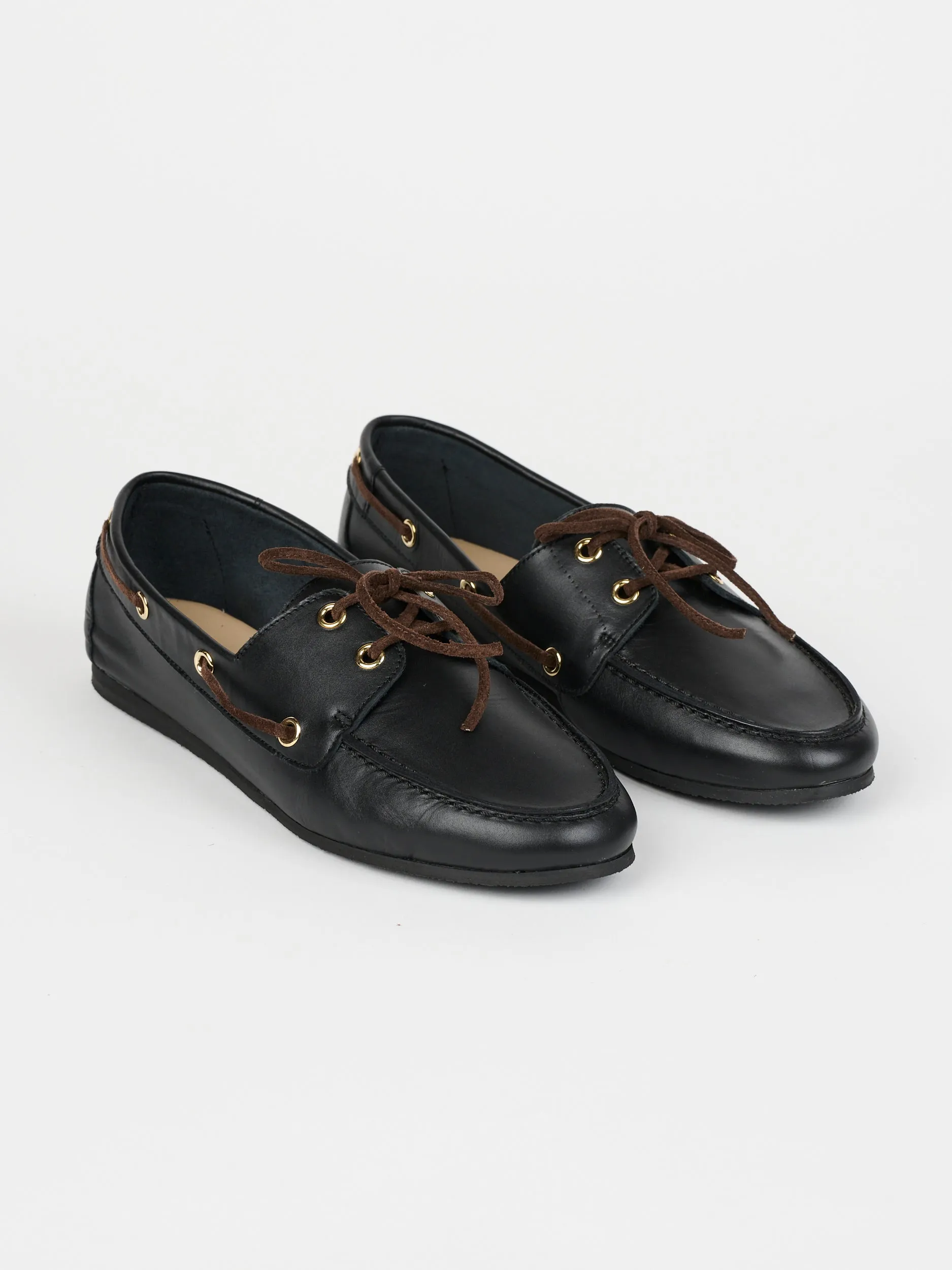 Boat Loafer Black sold by French + Italian product image thumbnail 4
