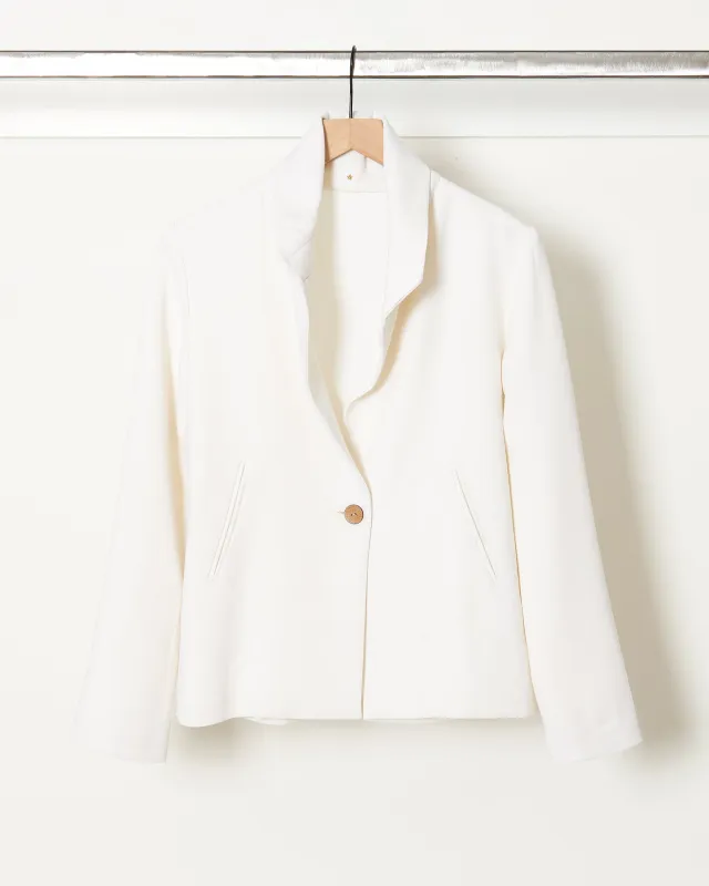 Call Coat Ivory made by French + Italian