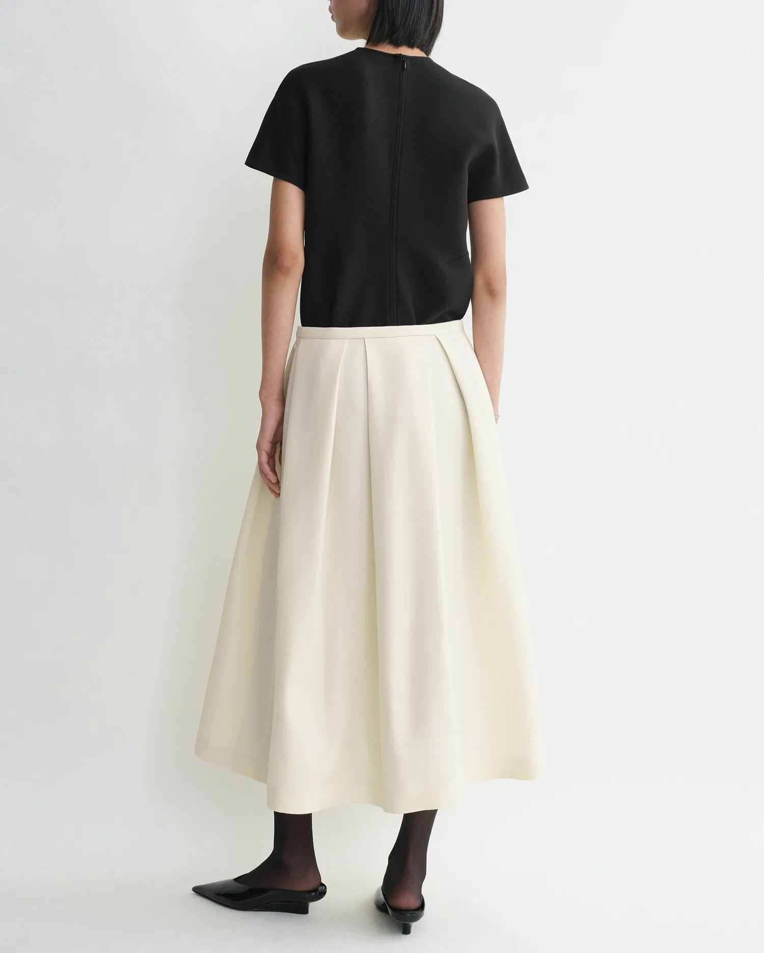 Wool Silk Twinflower Skirt sold by French + Italian product image thumbnail 5