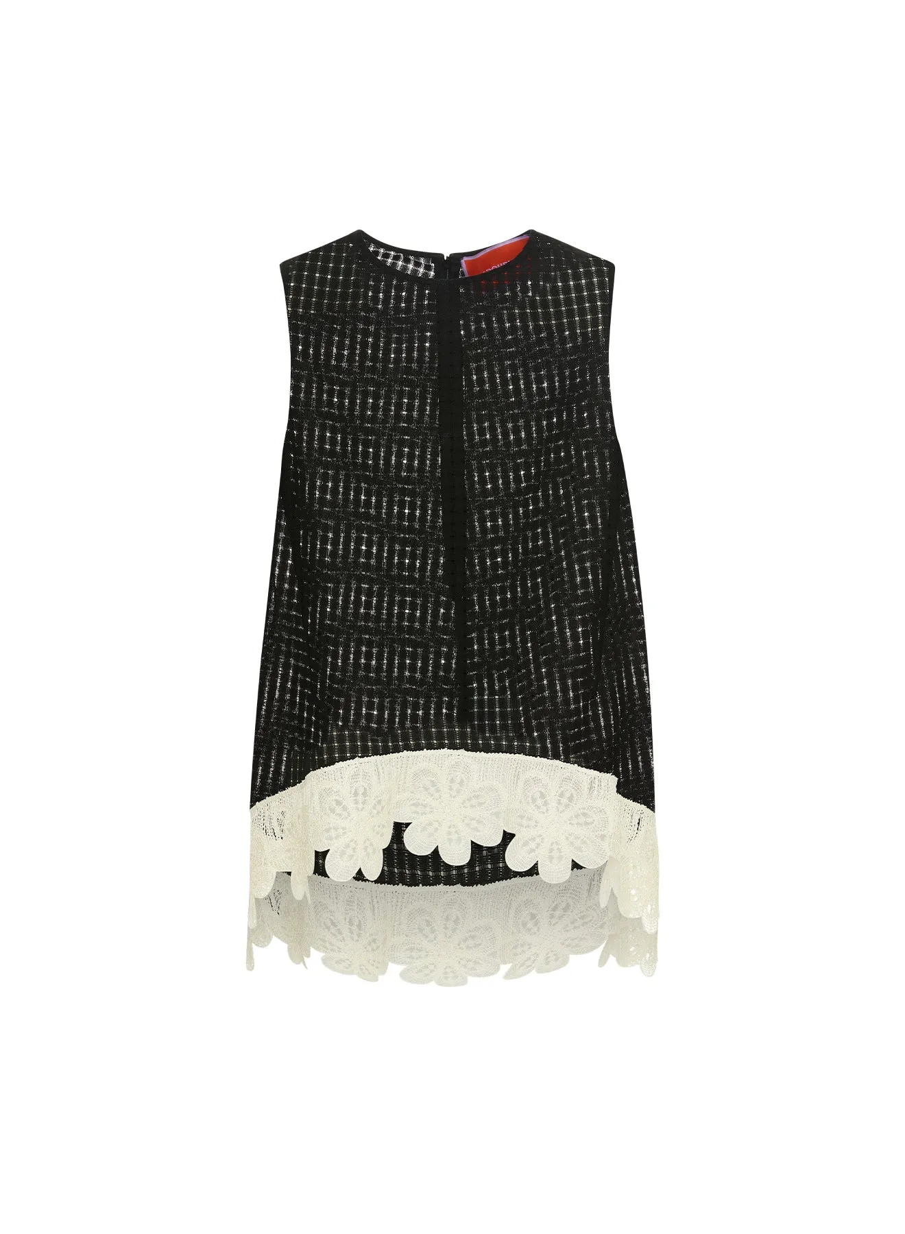 La Scala Top With Lace sold by French + Italian