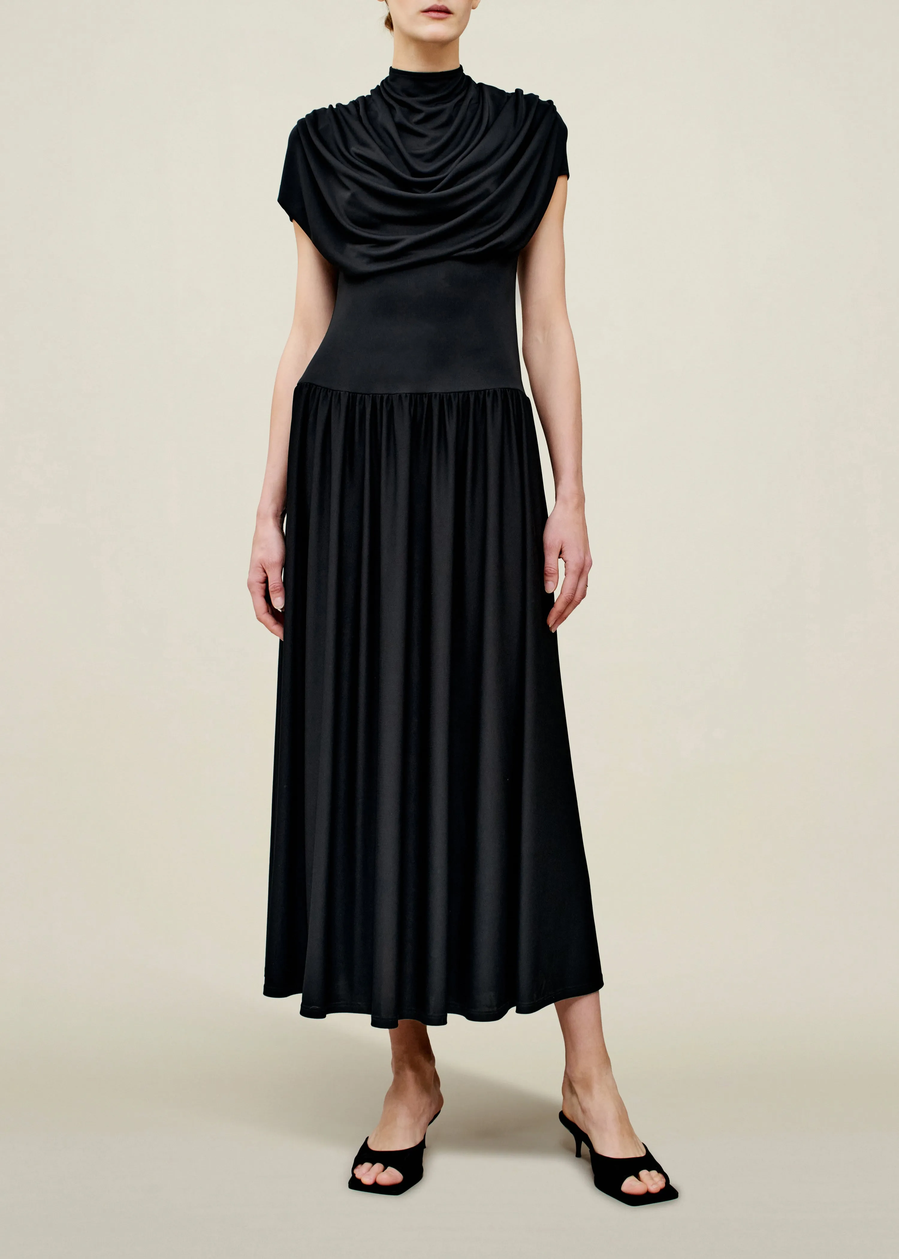 Victoria Gown Black sold by French + Italian