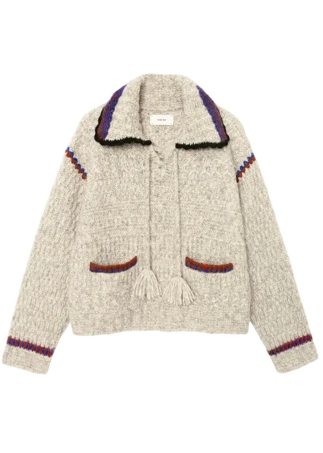 Beatrice Sweater Gris sold by French + Italian