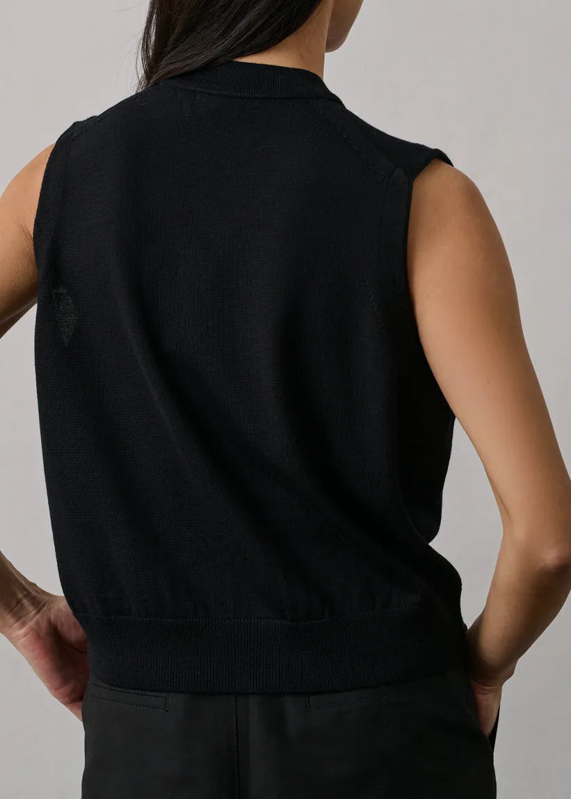 Chiara Vest Noir sold by French + Italian product image thumbnail 3