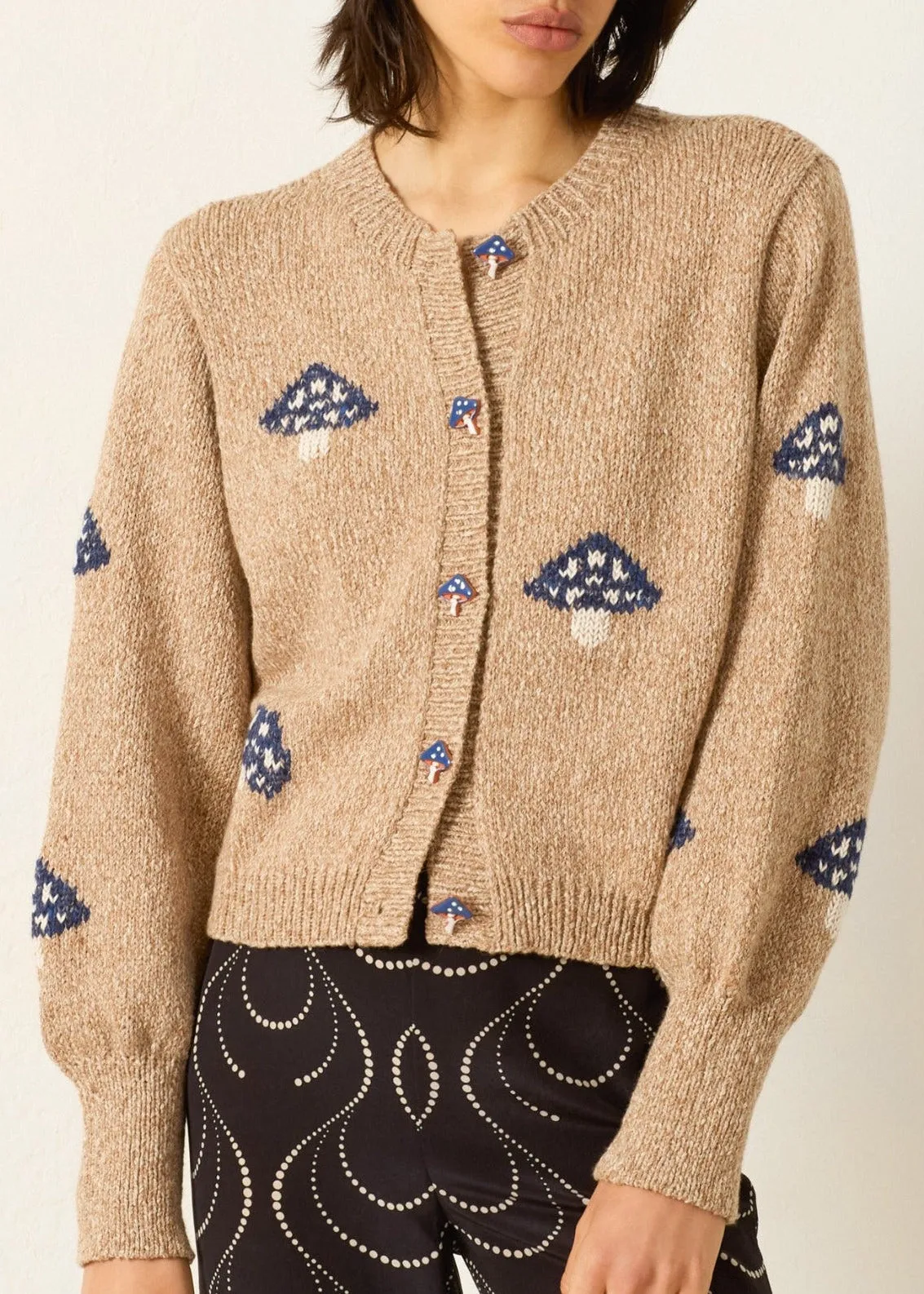 Sammi Champignon Cardigan sold by French + Italian
