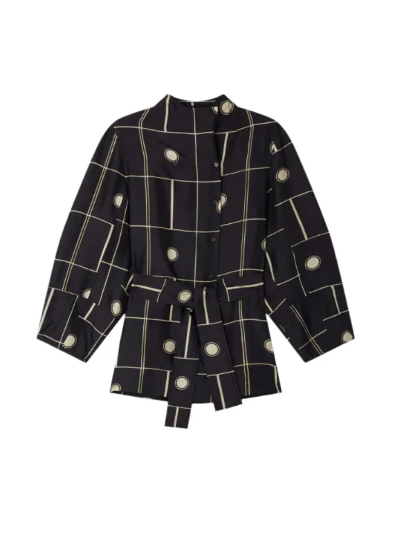 Bangkok Blouse Black sold by French + Italian