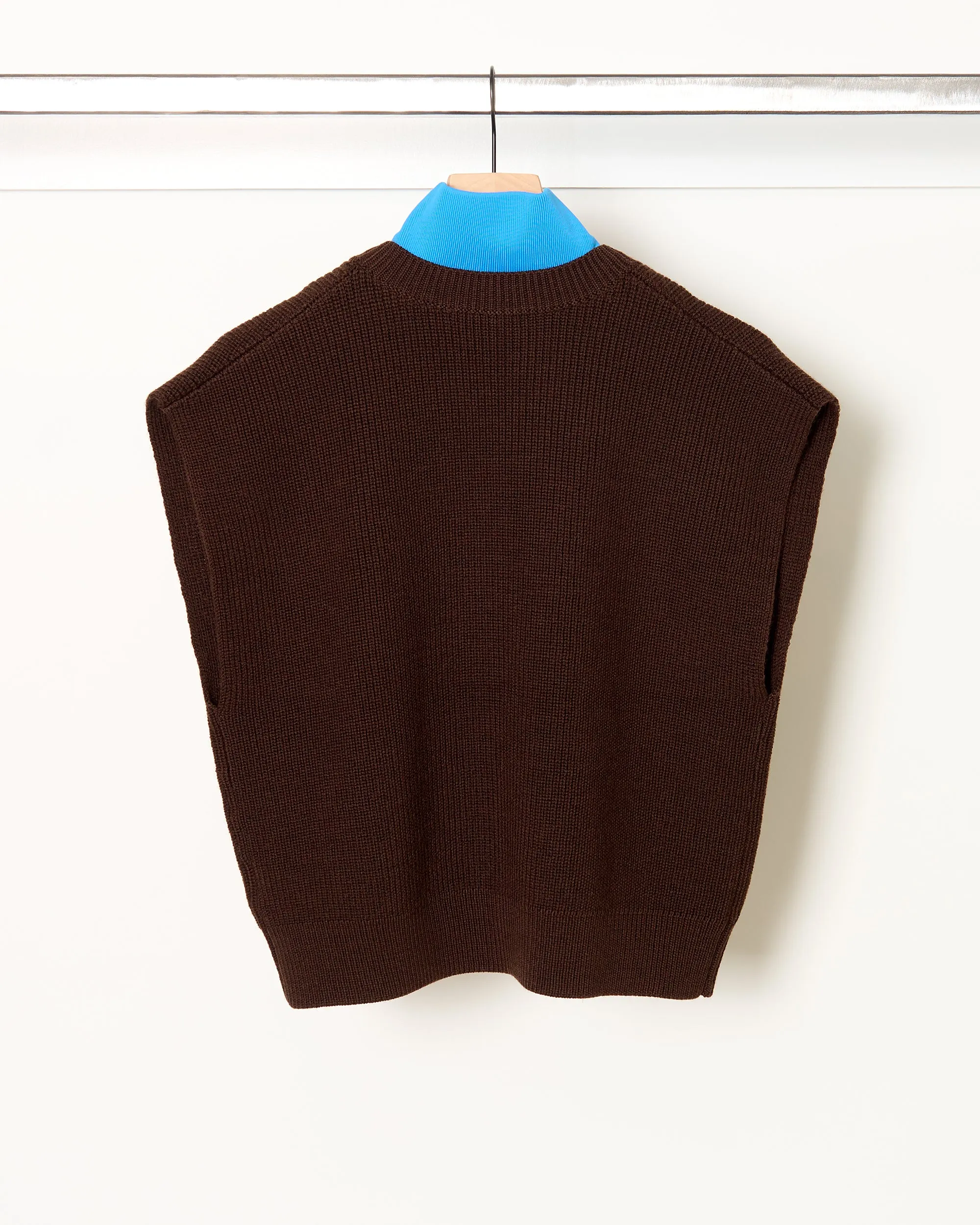 Cardigan Stitch Vest Brn sold by French + Italian product image thumbnail 4