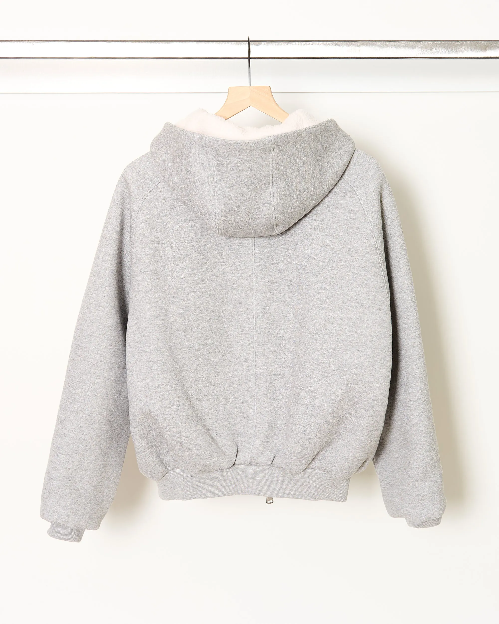 Tech Zip Up Hoodie Grey sold by French + Italian product image thumbnail 3