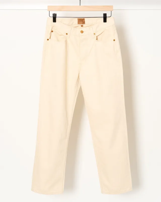 Slouch Pant Ecru made by Jamie Haller