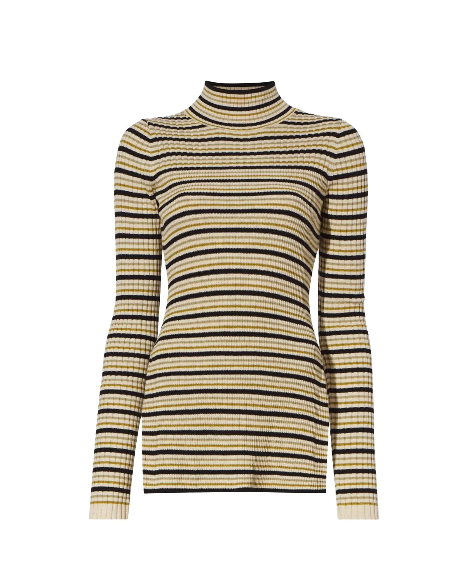 Stripe Knit Turtleneck sold by French + Italian