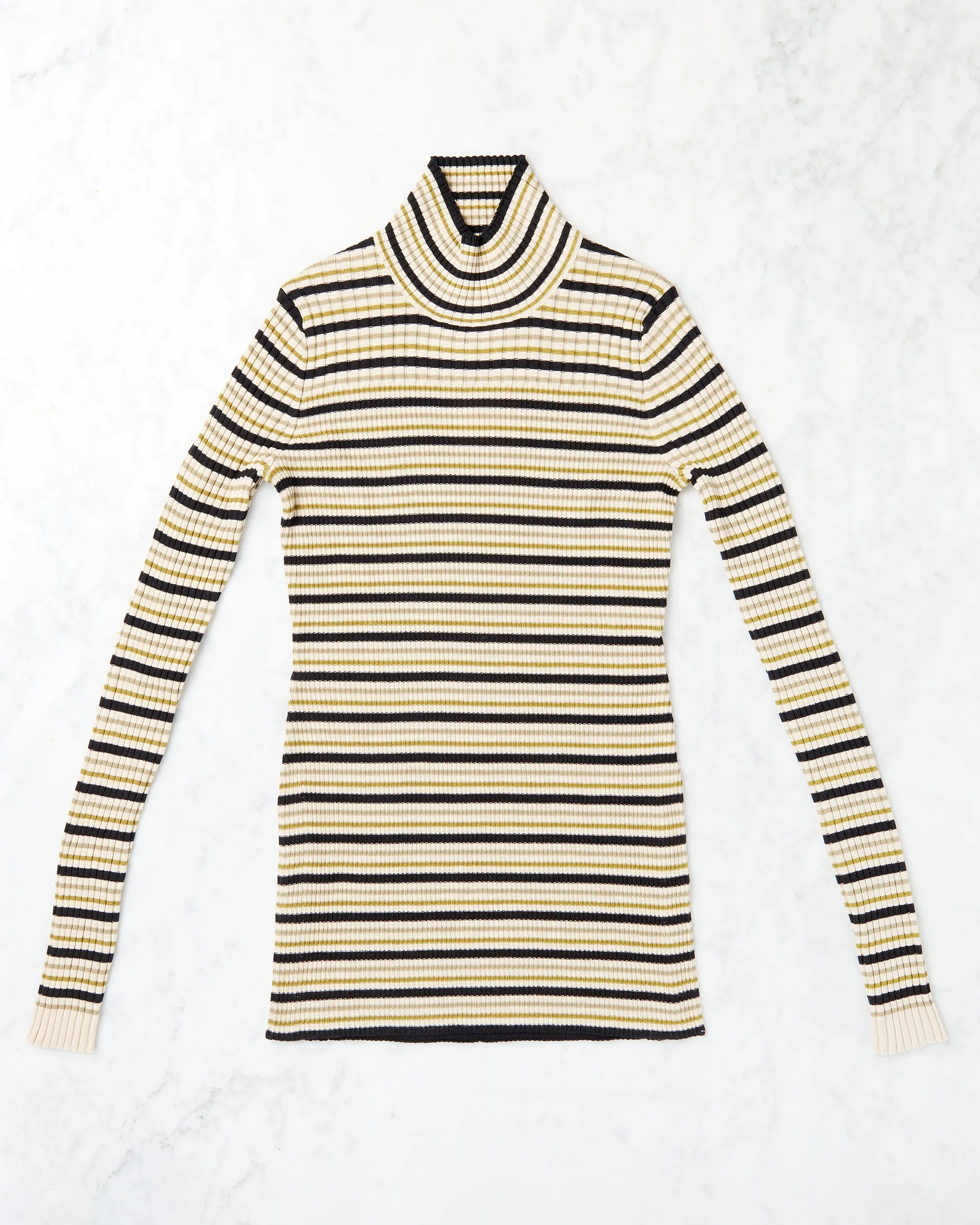 Stripe Knit Turtleneck sold by French + Italian product image thumbnail 3