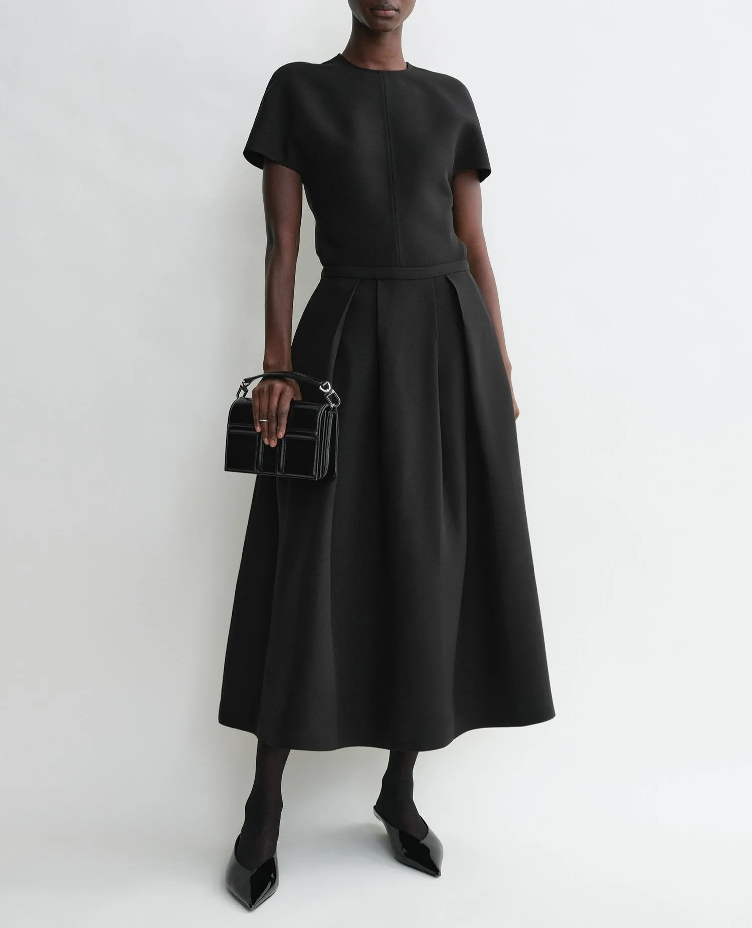 Wool Silk Twinflower Skirt sold by French + Italian product image thumbnail 4