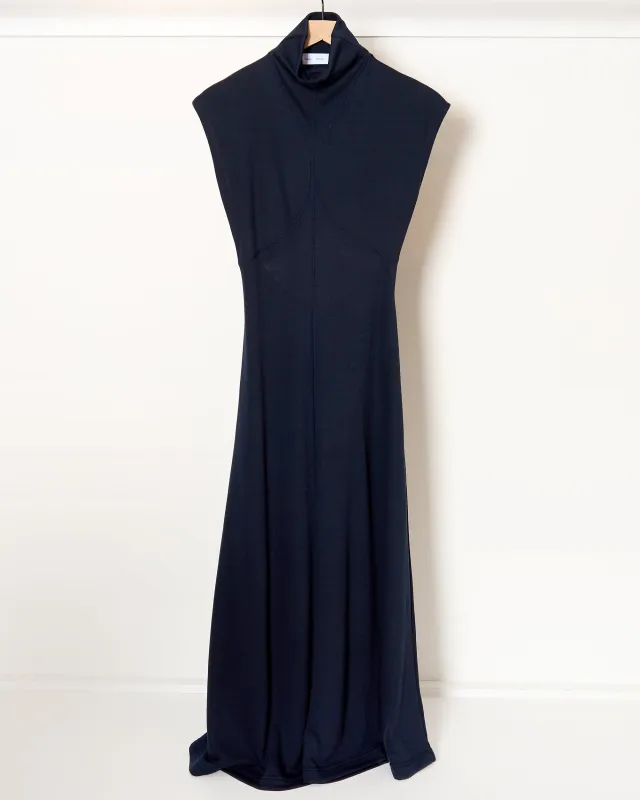 Brea Dress Navy sold by French + Italian
