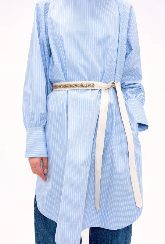 Rhinestone Belt Vanilla made by ODEEH