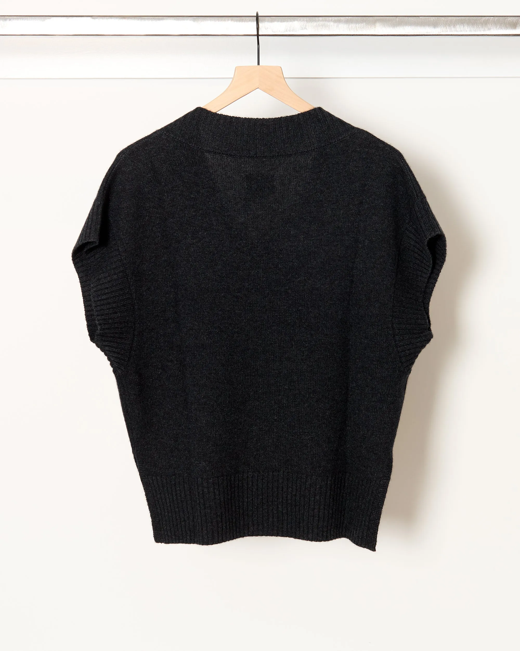 The Sweater Vest Charcoal sold by French + Italian product image thumbnail 3