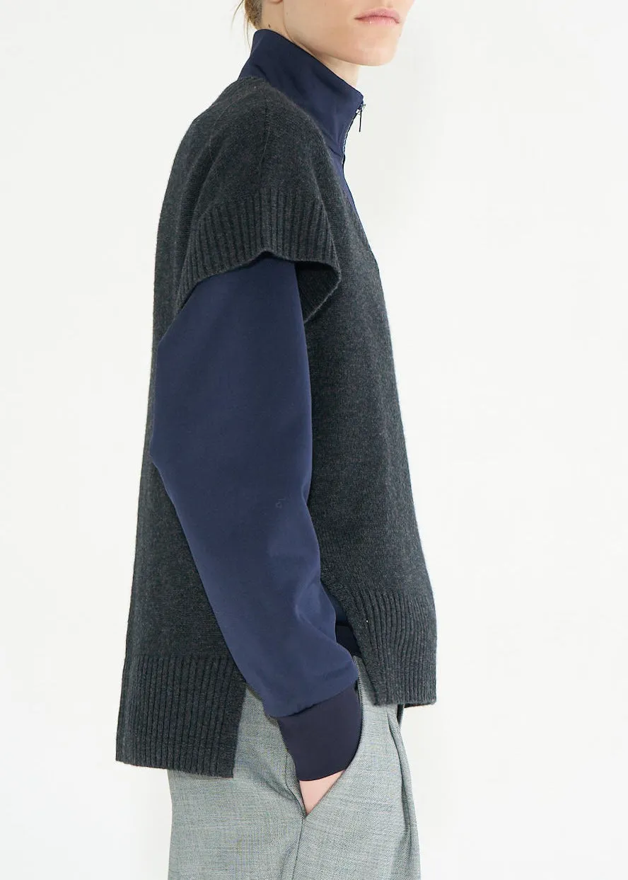 The Sweater Vest Charcoal sold by French + Italian product image thumbnail 4