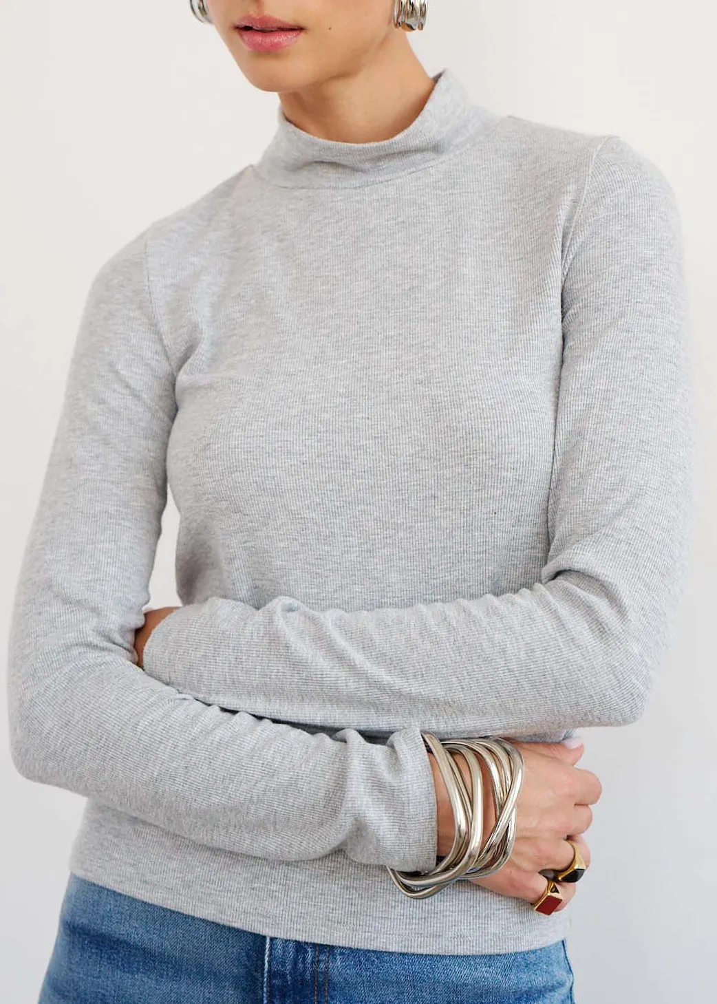 The Mock Neck Heather sold by French + Italian product image thumbnail 2