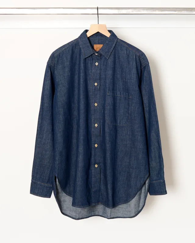 Essential Shirt Raw Denim made by Jamie Haller