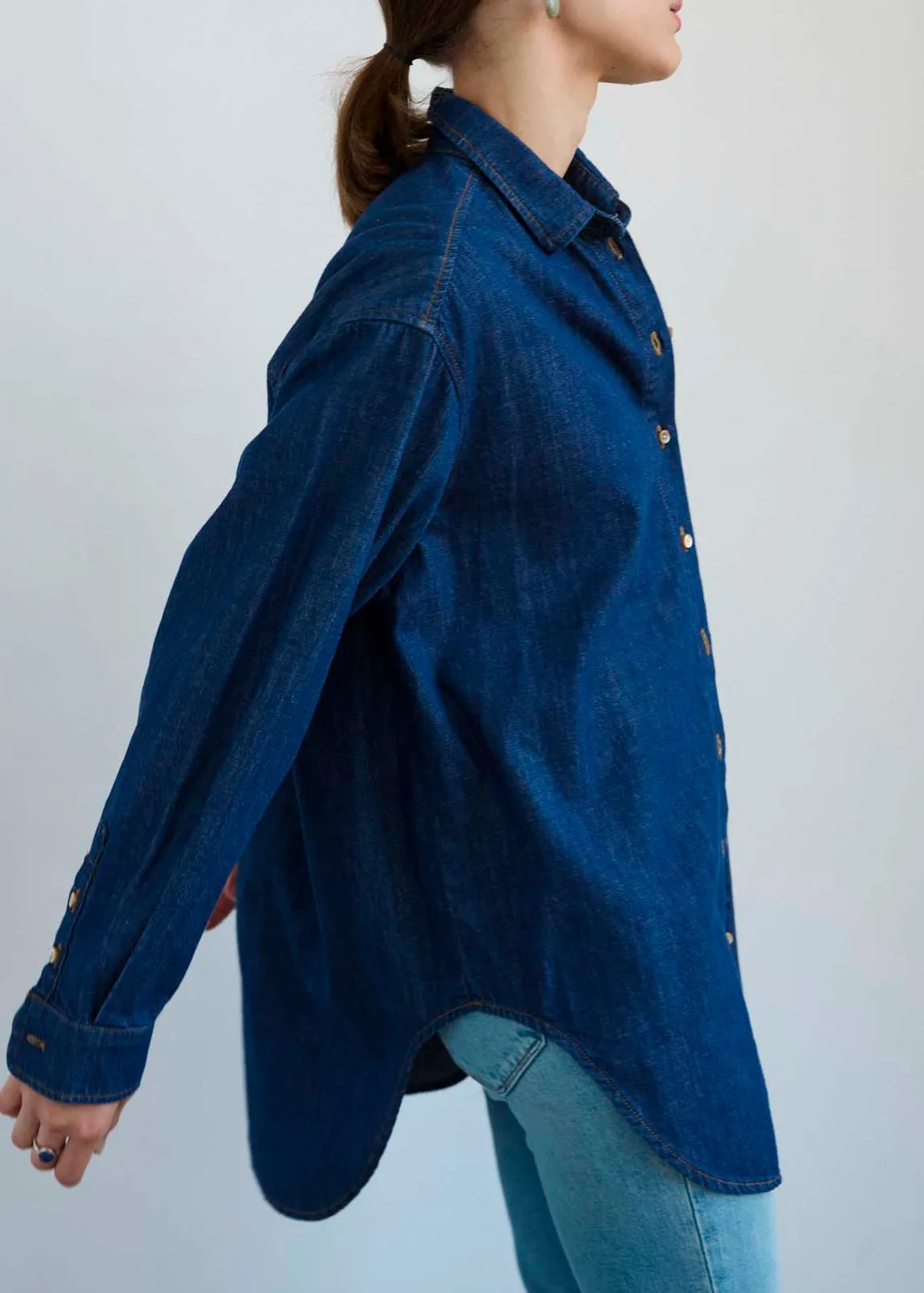 Essential Shirt Raw Denim sold by French + Italian product image thumbnail 4