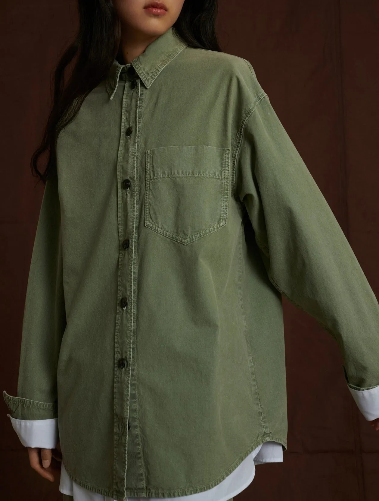 Warsaw Shirt Sea Green sold by French + Italian product image thumbnail 4