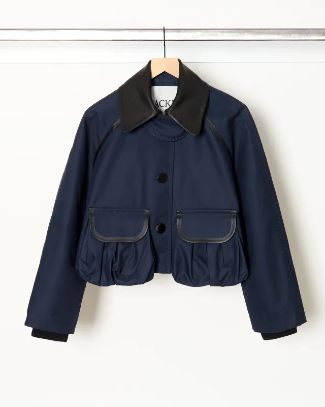 Precious Coat Marine made by French + Italian