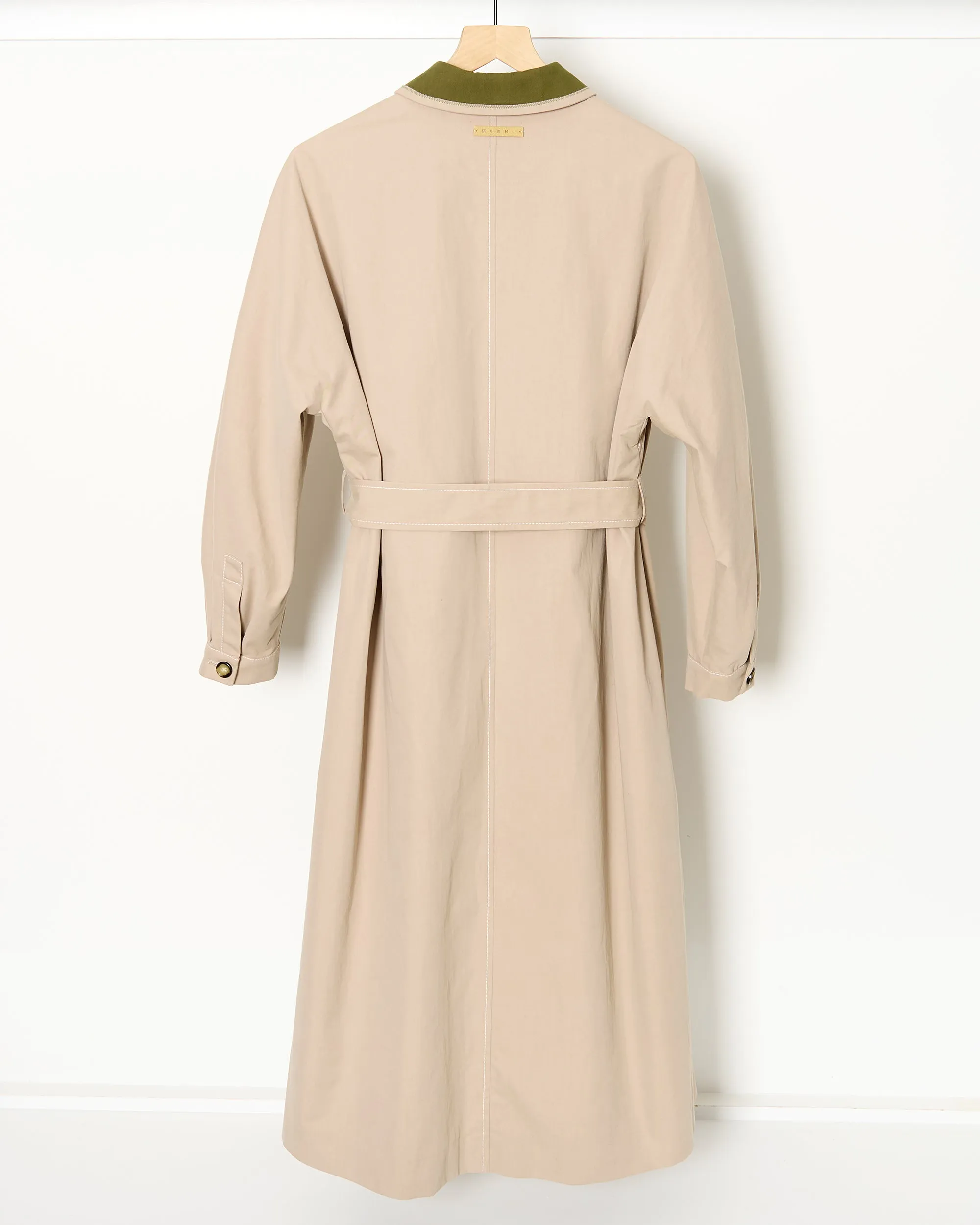 Gabardine Trench Contrast Collar sold by French + Italian product image thumbnail 3