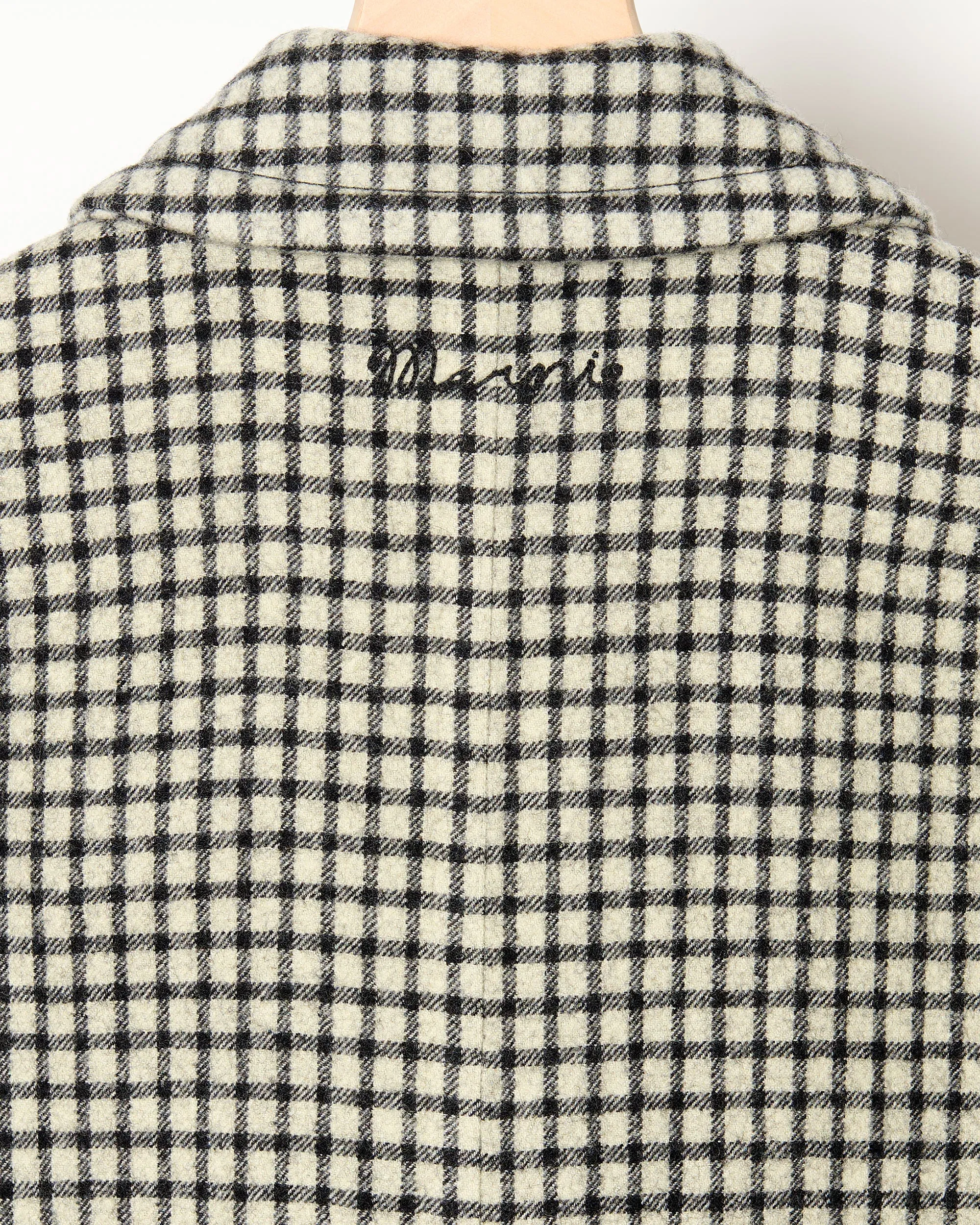 Collared Checked Coat sold by French + Italian product image thumbnail 4
