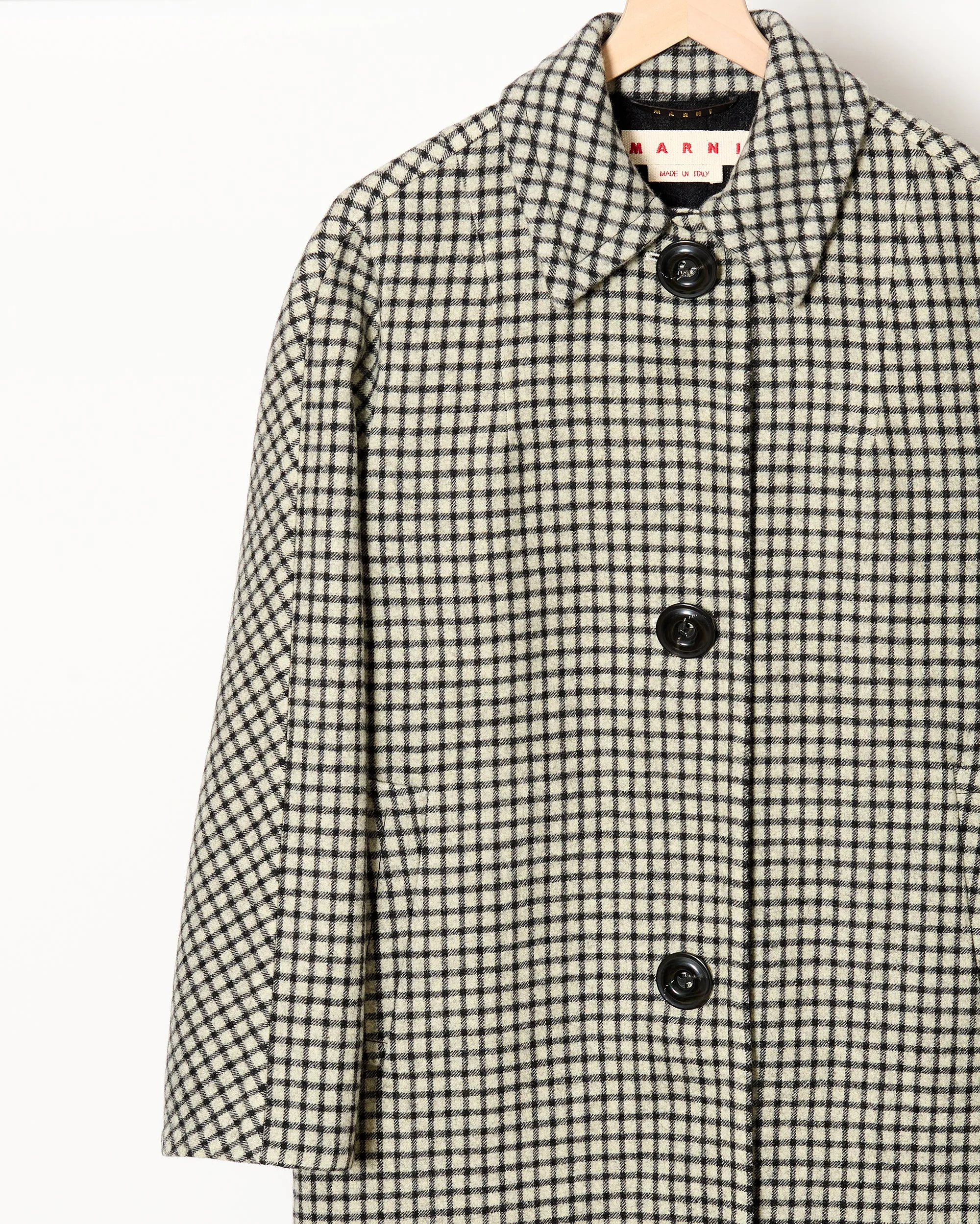 Collared Checked Coat sold by French + Italian product image thumbnail 3