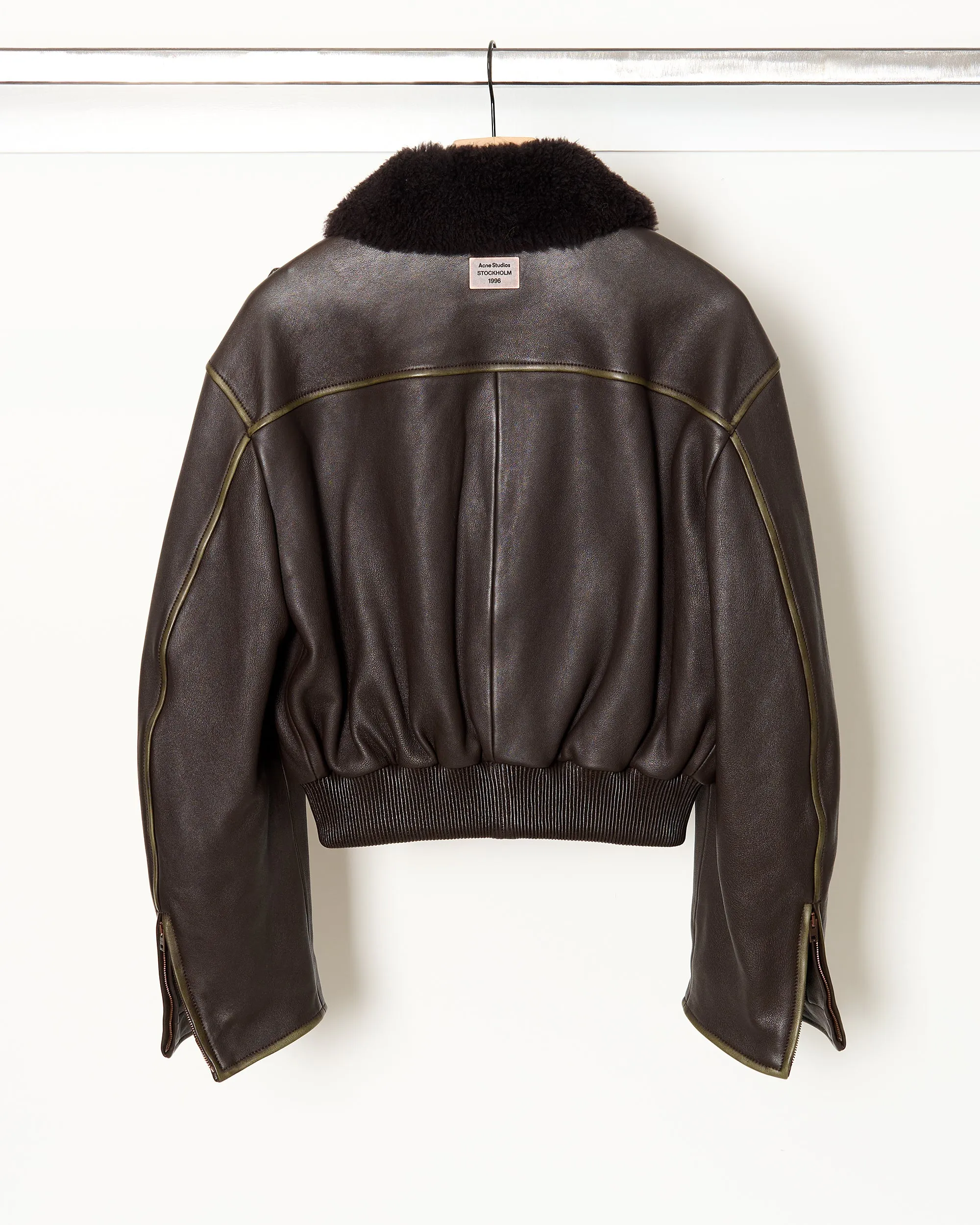 Bomber Jacket Dark Brown sold by French + Italian product image thumbnail 3