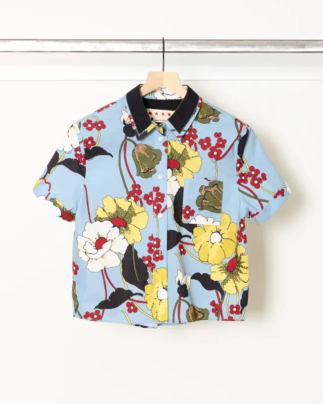 Floral Pocket Shirt made by Marni