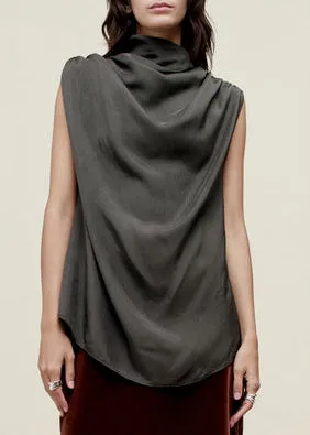 Penny Draped Top Chrome sold by French + Italian product image thumbnail 2