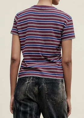 Kenzie TShirt Bordeaux sold by French + Italian product image thumbnail 4