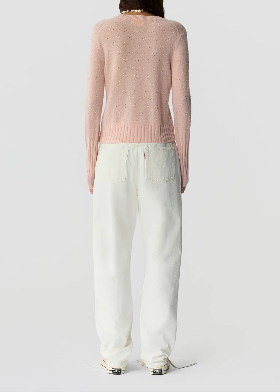 Compass Shrunken Crew Pink sold by French + Italian product image thumbnail 3