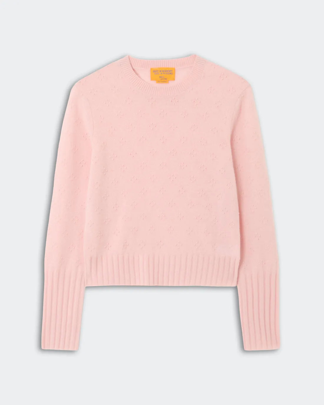 Compass Shrunken Crew Pink sold by French + Italian