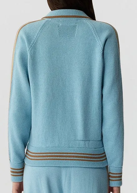 Varsity Jacket Sky sold by French + Italian product image thumbnail 3